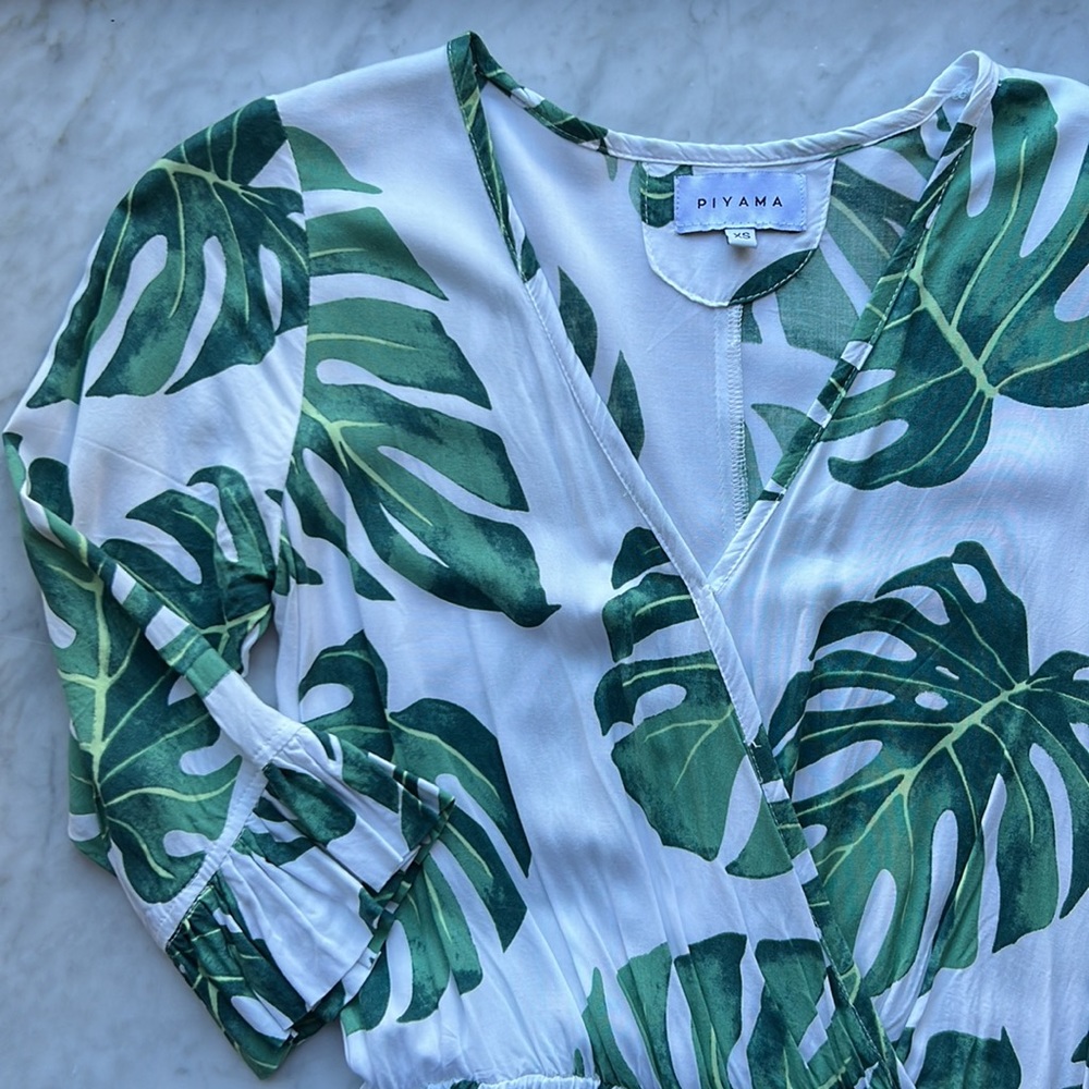 Piyama Palm Leaf Romper